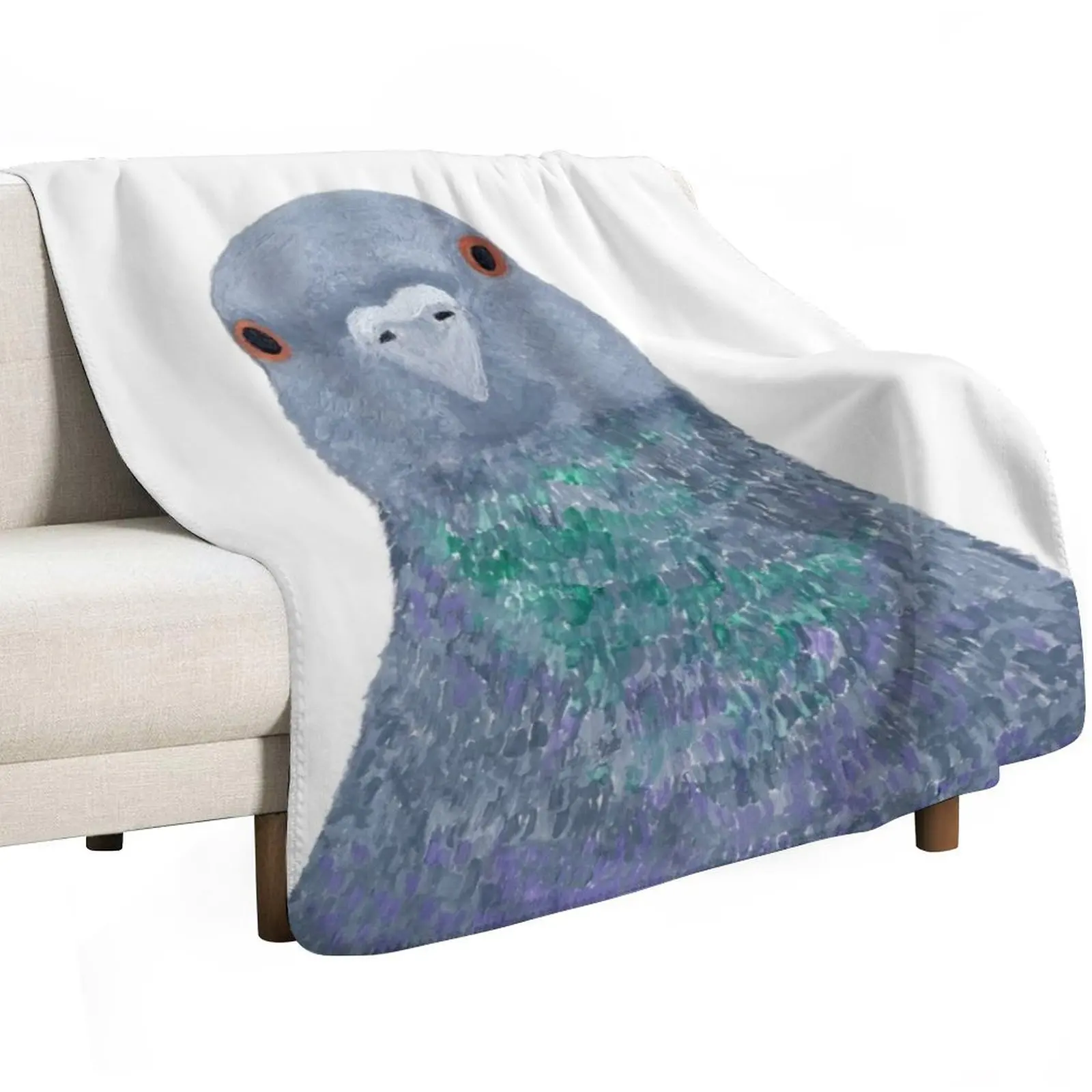 Pigeon Wild Rock Dove Bird Throw Blanket valentine gift ideas Sofa Luxury St Bed Soft Plush Plaid Decorative Sofa Blankets