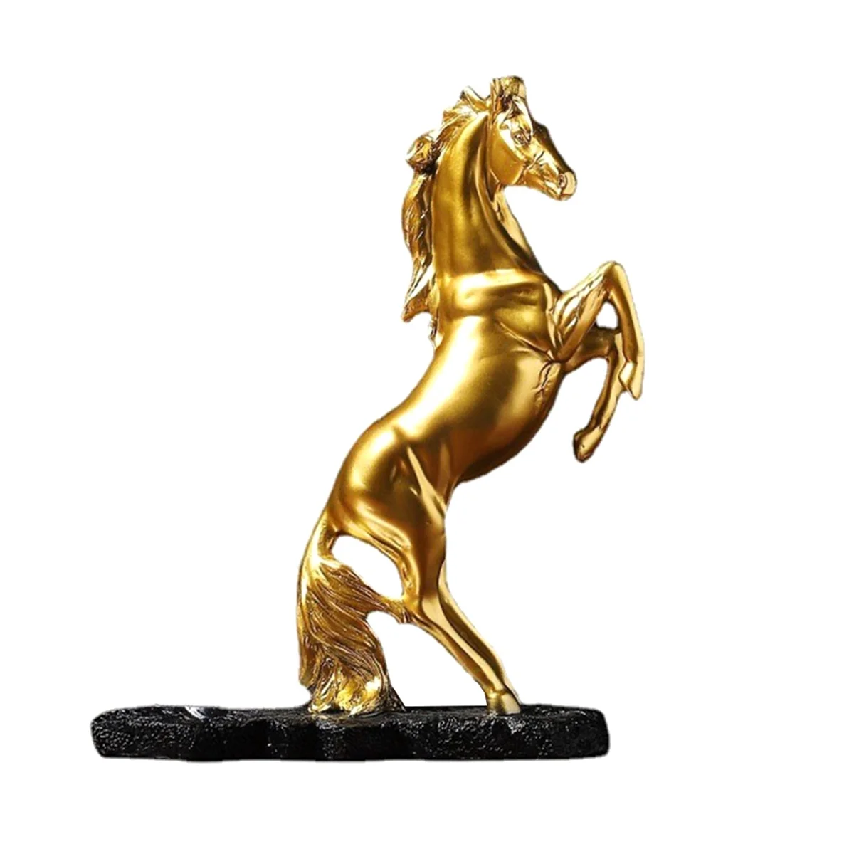 

Resin Horse Wine Rack Figurines Horse Bottle Holder Storage Decoration Accessorie Collection Interior Home Item Golden