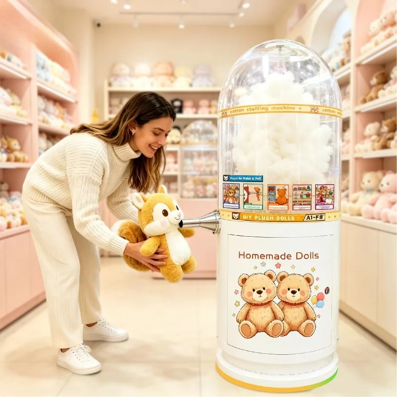 Cotton Filling Machine Cotton Stuffing Machine Doll Filling Machine for Plush Teddy Bear Toy Pillow Filler OME