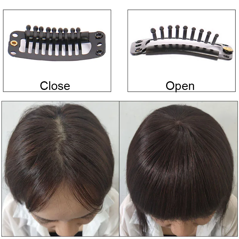 여성용 인모 탑 헤어피스, 회색 머리 가리개, 눈에 띄지 않는 헤어피스, 여성용 회색 머리 가리개, 진짜 머리카락으로 만든 헤어피스