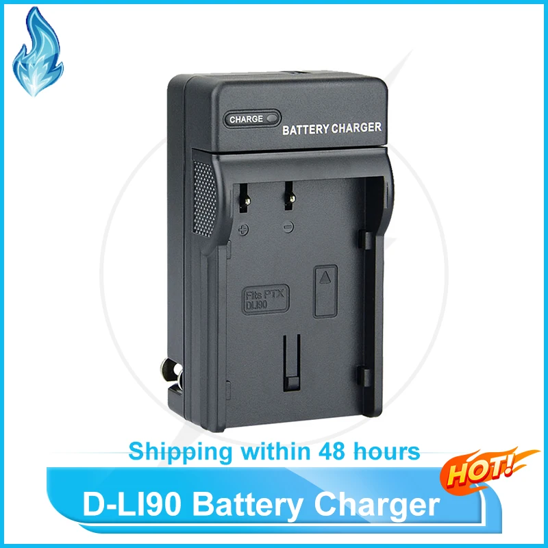 

D-LI90 Li-ion Battery Travel Charger for Pentax Digital Cameras K-01 K-3 K-5 K-5 II K-5 IIs K-7 645D 645Z