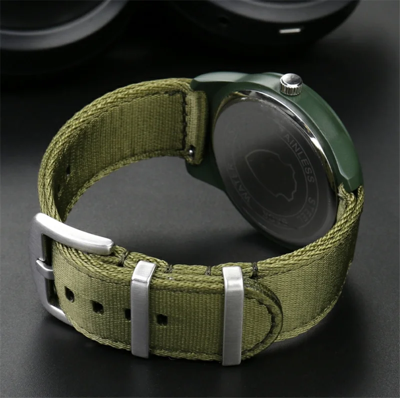 High-quality 20mm 22mm Nylon Canvas Strap Universal Type Sport Quick Release Watch Band Bracelet for Seiko Omega Mido CITIZEN