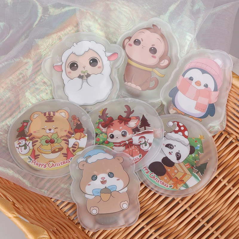 Mini winter hand warmer instant heating pack reusable cute cartoon hand warmer warm fast self-heating bag gift