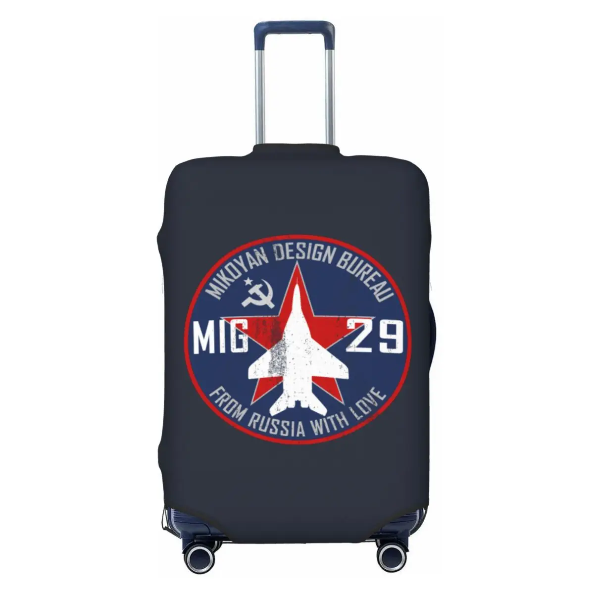 

Чехол для чемодана Mikoyan MiG-29 Russia With Love, пылезащитный, для пилотов, авиационный, для путешествий, для багажа