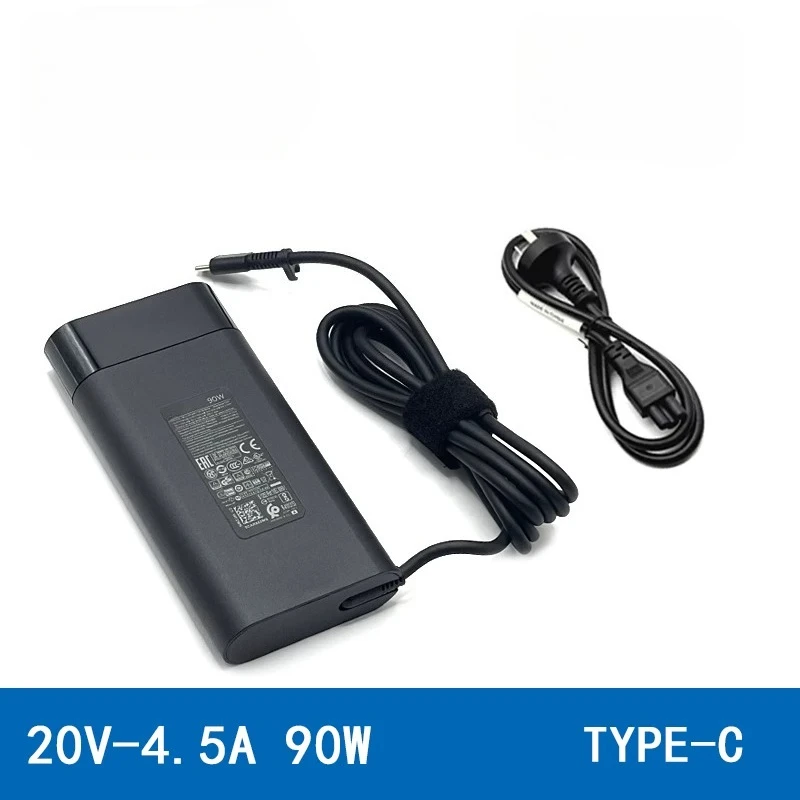 

For hp Pavilion Plus 14t-eh000 L45440-001 20V 4.5A TPN-LA26 L45440-001 904144-850 211284-11 PA-1900-38HT USB-C 90w Adapter OEM