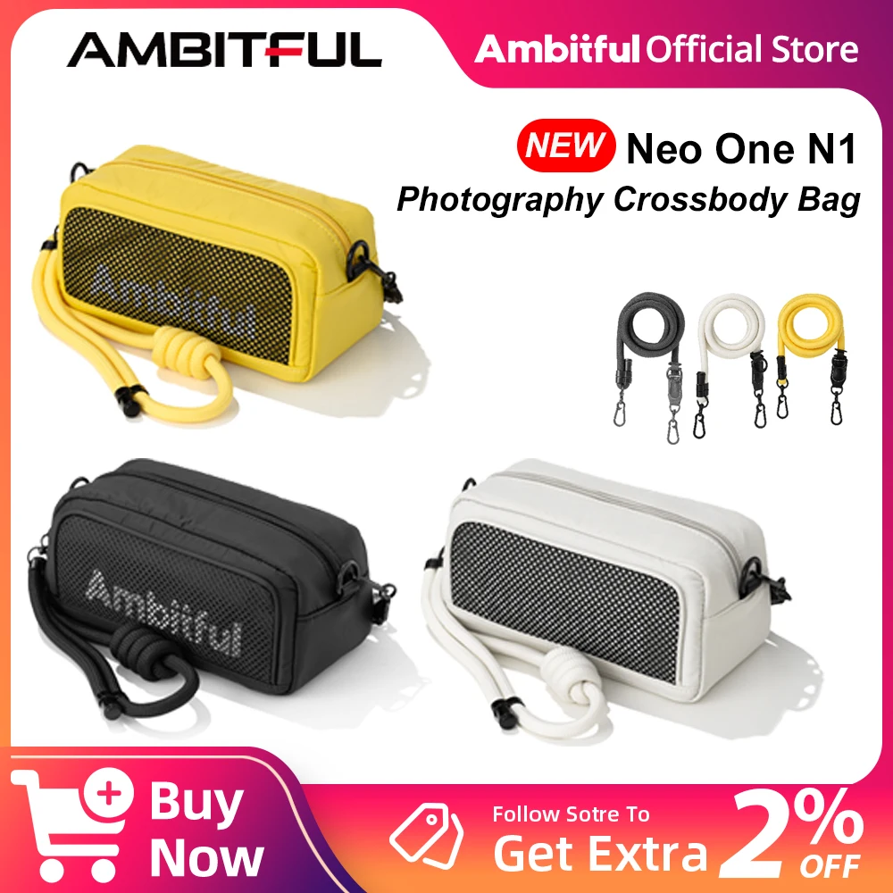 

AMBITFUL N1 Messenger Bag Lady Casual Satchel CrossBody Shoulder Satchel Photography DLSR Camera Lens Accessories Carrying Bag