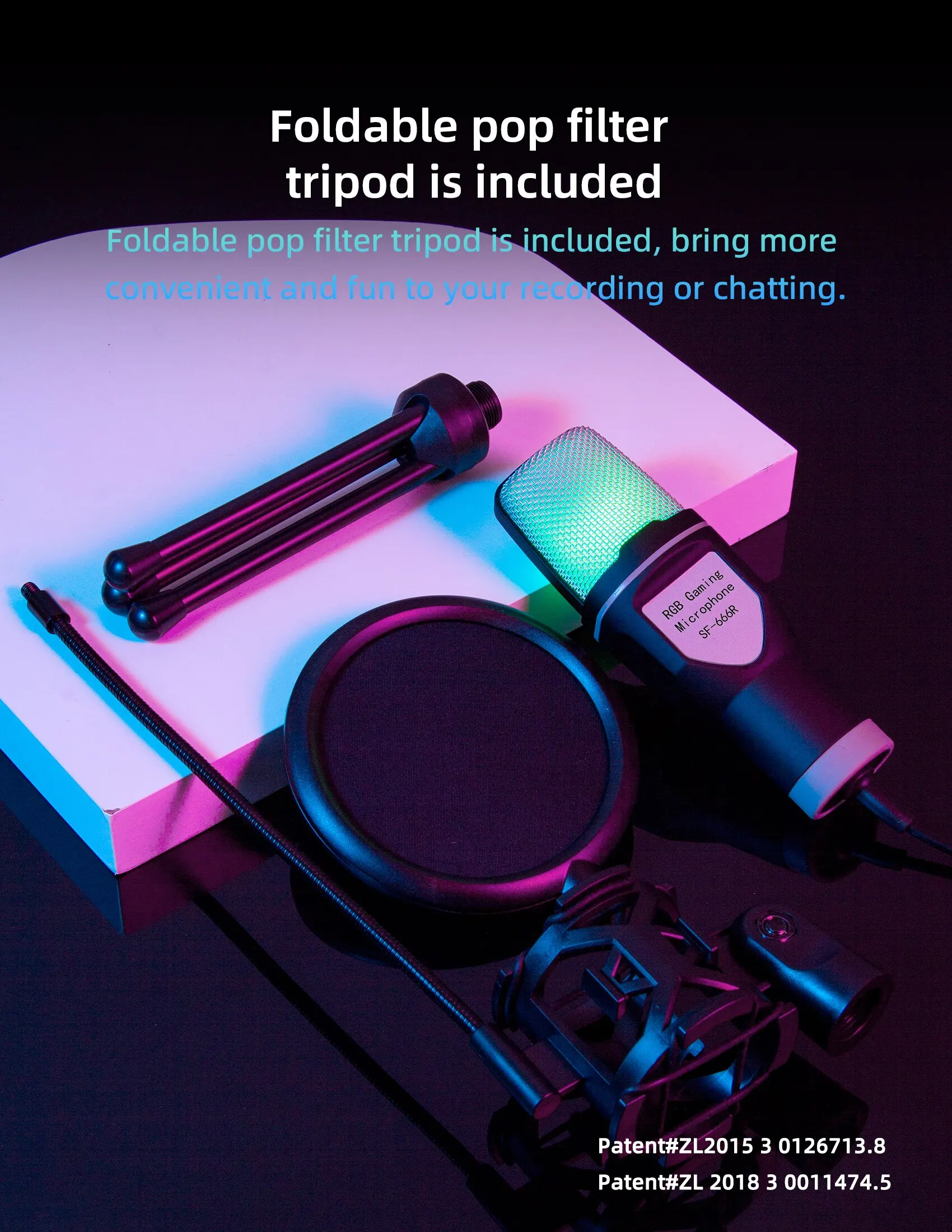 USB condenser microphone kit product view 7