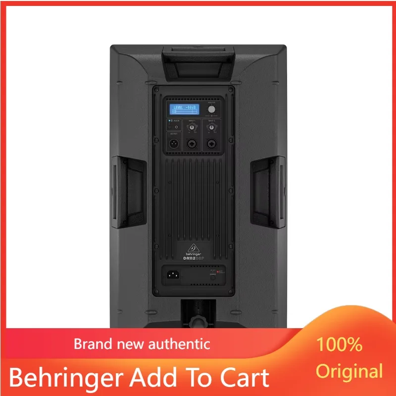 

Behringer DR112DSP 12 Inch Active Speaker 1200 Watts PA System Powered Sound Box Stage Audio Sound Equipment