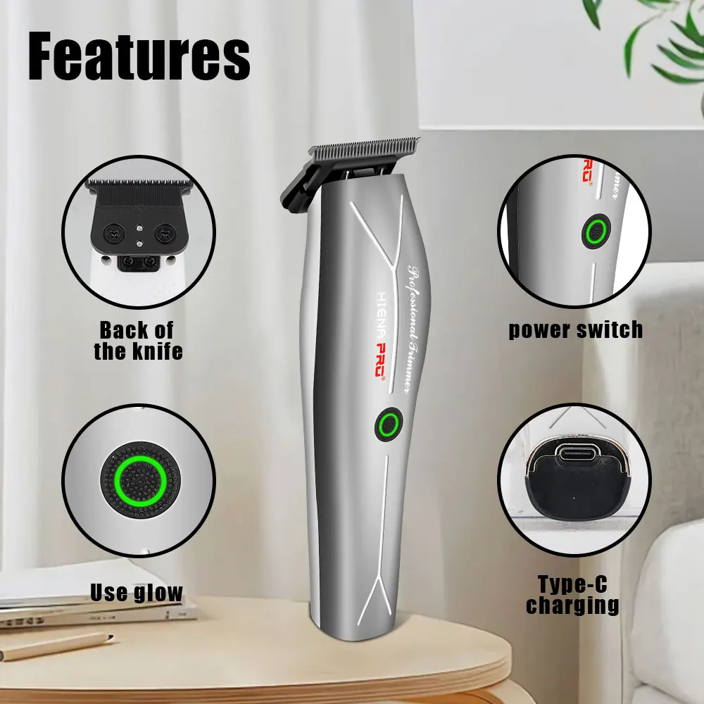 ماكينة تشذيب الشعر الكهربائية، ماكينة قص الشعر الاحترافية للرجال، ماكينة قص الشعر الكهربائية اللاسلكية للرجال