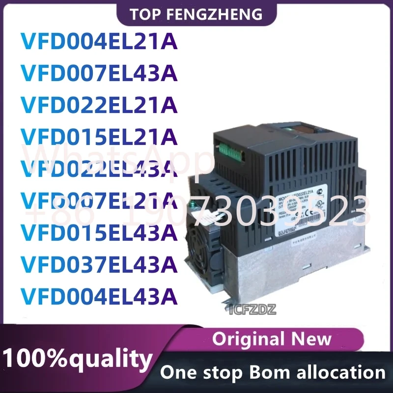 100% NEW original VFD004EL21A VFD007EL21A VFD015EL21A VFD022EL21A VFD004EL43A VFD007EL43A VFD015EL43A VFD022EL43A VFD037EL43A