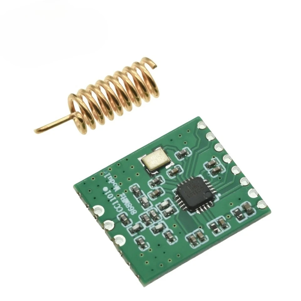 1-10PCS CC1101 868MHz Wireless RF Module – Long Range SPI Transceiver for FSK GFSK ASK OOK MSK, Low Power with Antenna