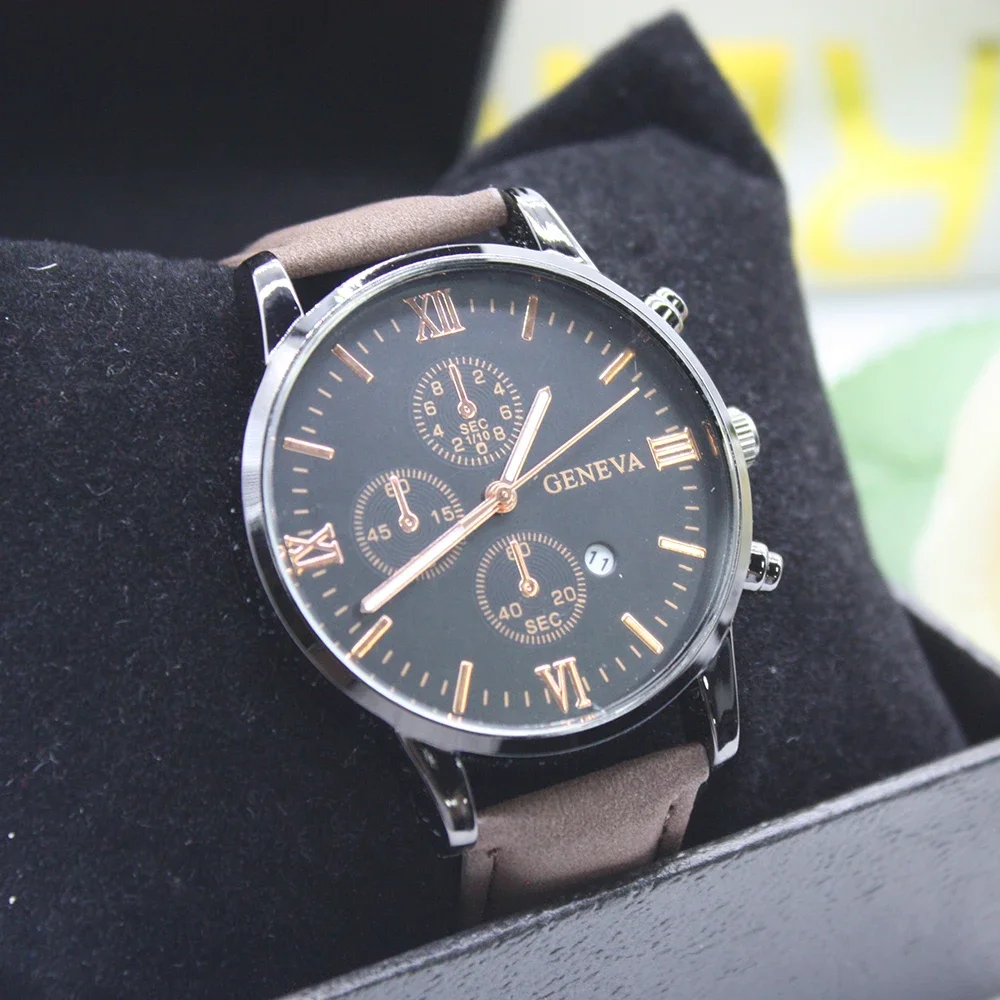 4pcs Set Original Classic Baltany Watches Men Watches High Quality Watch Bag for Men Include Bracelet Box for Friend Gift