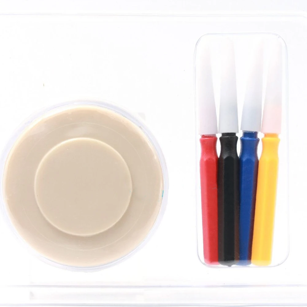 Kit de sortimento de lubrificador de relógio, incluindo 1 copo de óleo, 4 pinos de caneta de óleo, ferramenta de lubrificantes de aplicação de óleo, kit de ferramentas de manutenção de relógio