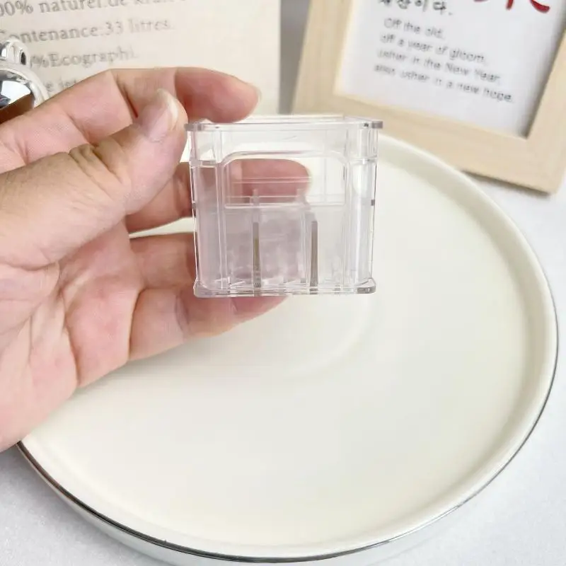 4Pcs 주방 장식 장난감 1:12 인형 집 미니어처 투명 음료 보관 바구니 맥주/커피 바구니 모델 인형 집 액세서리