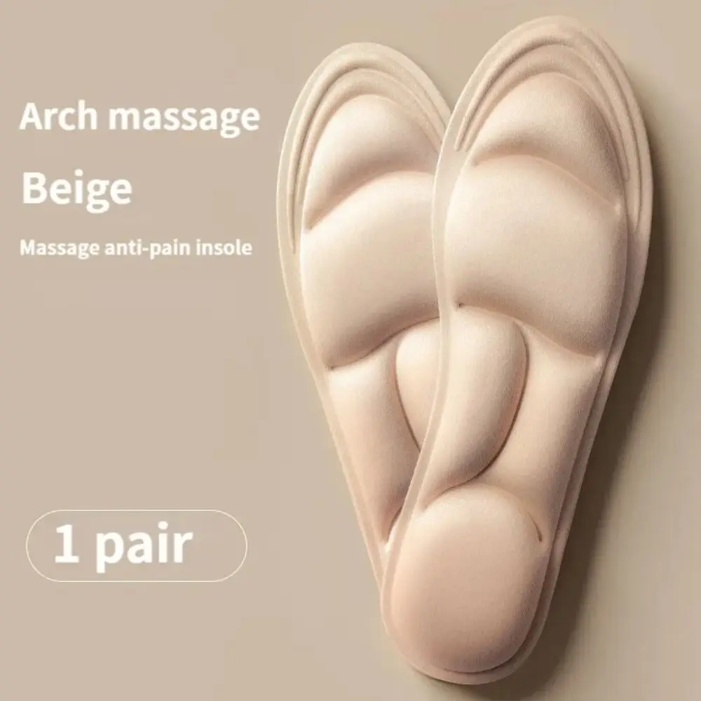 1 pair Memory Foam 5D Sport Insoles for Shoes Men Women Deodorant Breathable Cushion Running Insoles For Feet Care Insole image 4