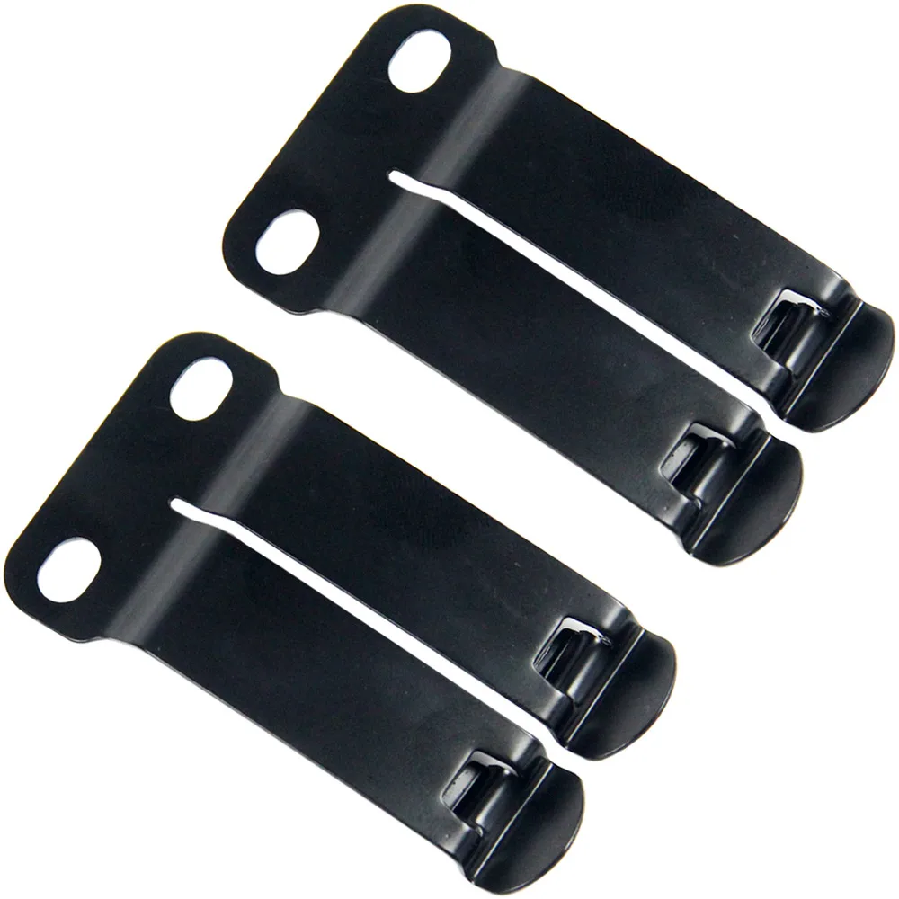 

2PCS IWB Stainless Steel Belt Clip Grip Hook Loop for Kydex Leather Hybrid Holster Making With Assemble Hardware