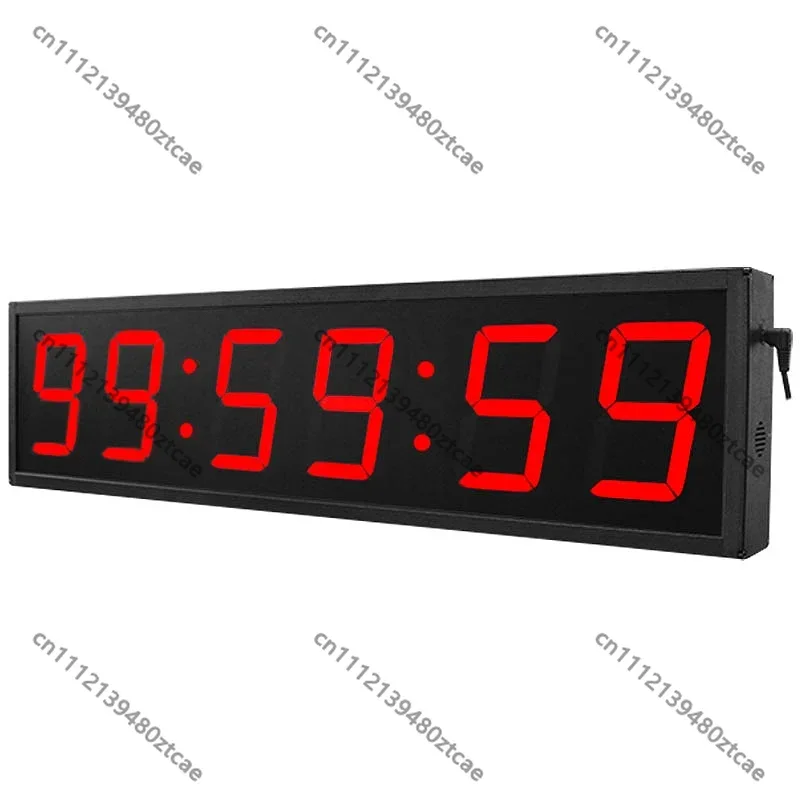 

Large Digital LED Wall Clock, 4 Inch Multi-function Timer with Stopwatch, Alarm and Countdown for Home Office