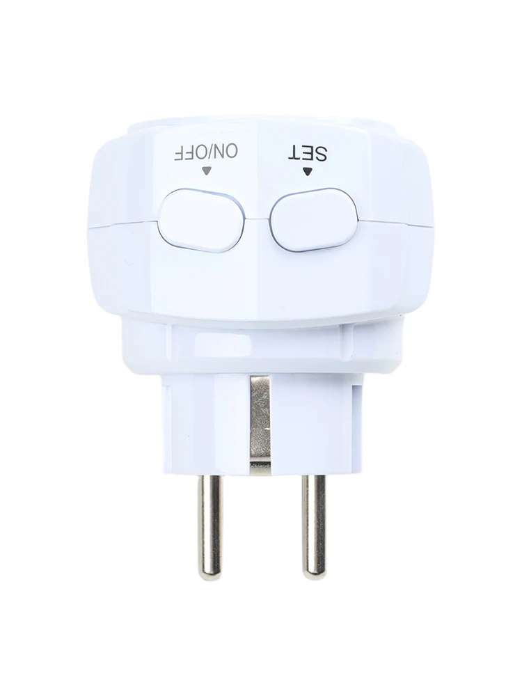 12-hour Timer For Appliances Kitchen 12-Hour Timer Switch Countdown Timer Socket Appliance Scheduler Compact Design