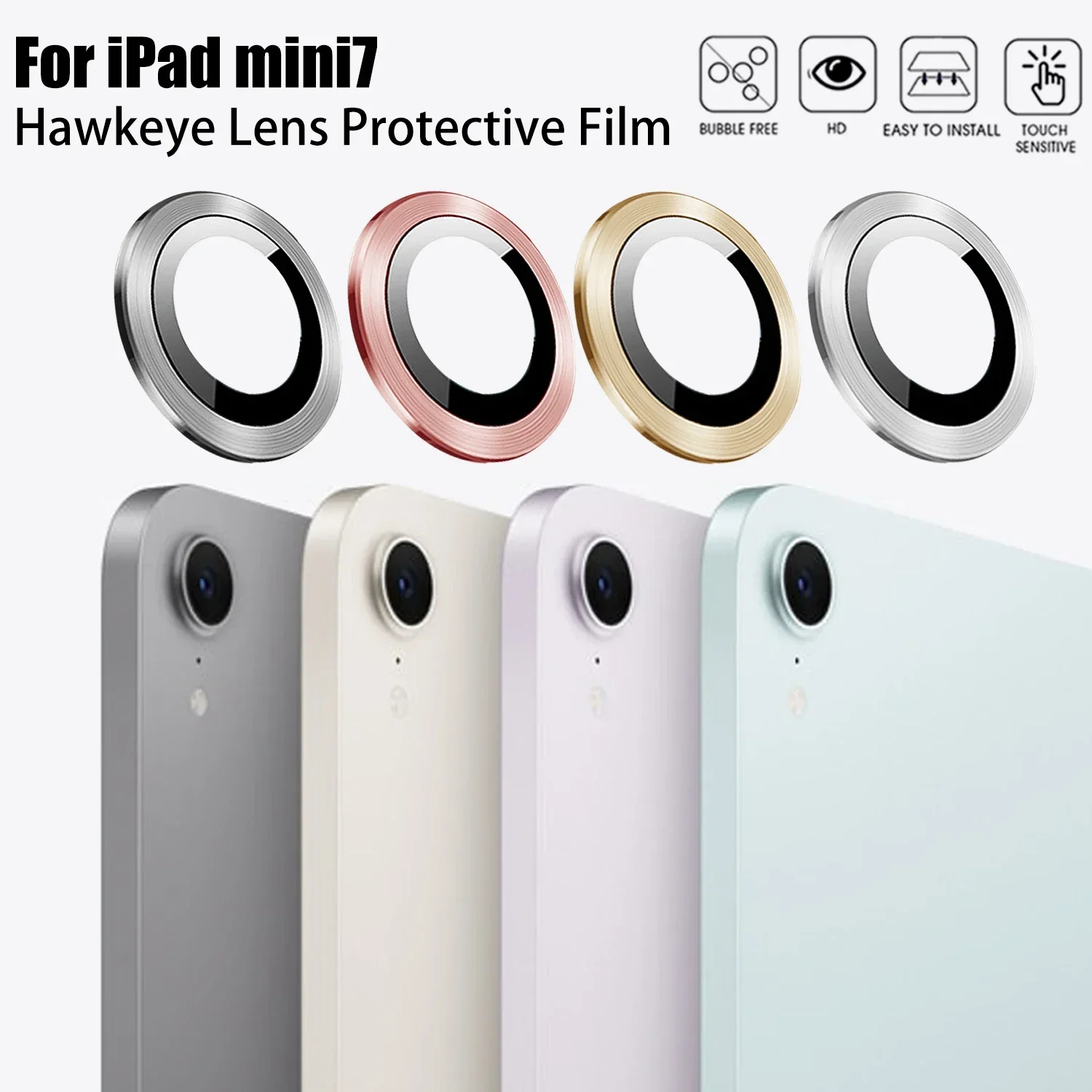 1/4PCS Tempered Glass Camera...