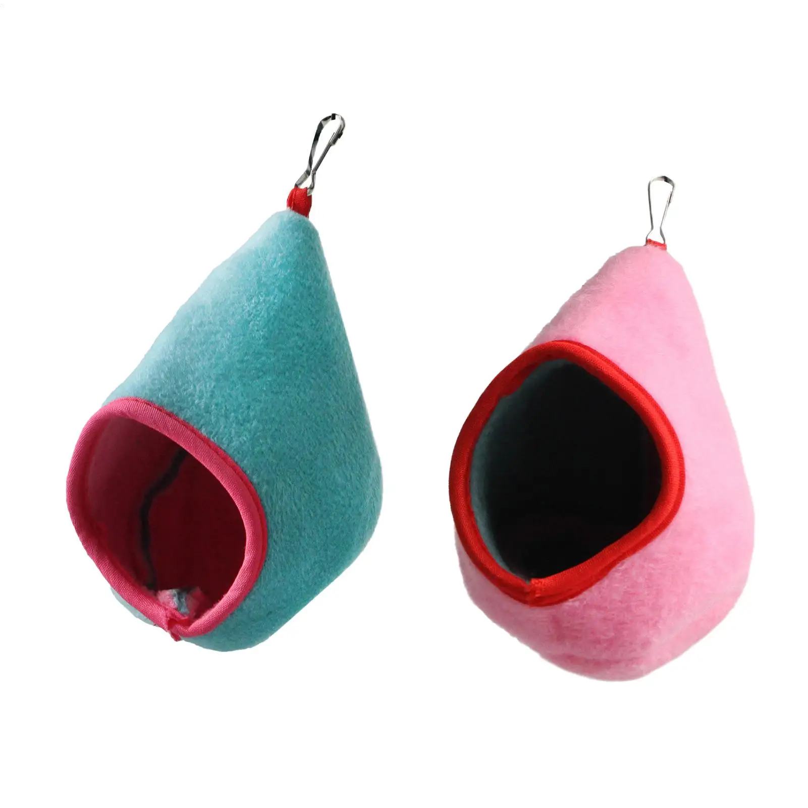 Small Animal Hammock Hangable Mice Cage Decoration Hamster Squirrel Bed for Enrichment Relaxing Sleeping Indoor Outdoor Tiny Pet view 5