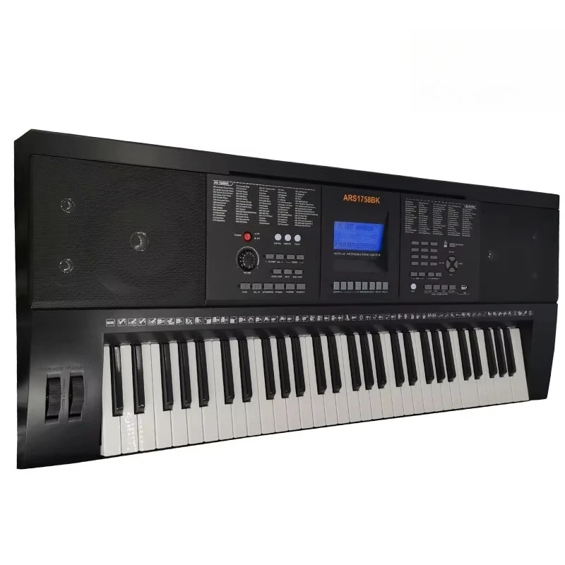 Professional Electric Piano Double Pulley Electronic Organ Piano Keyboard 61 Keys USB Function Piano Musical Instruments