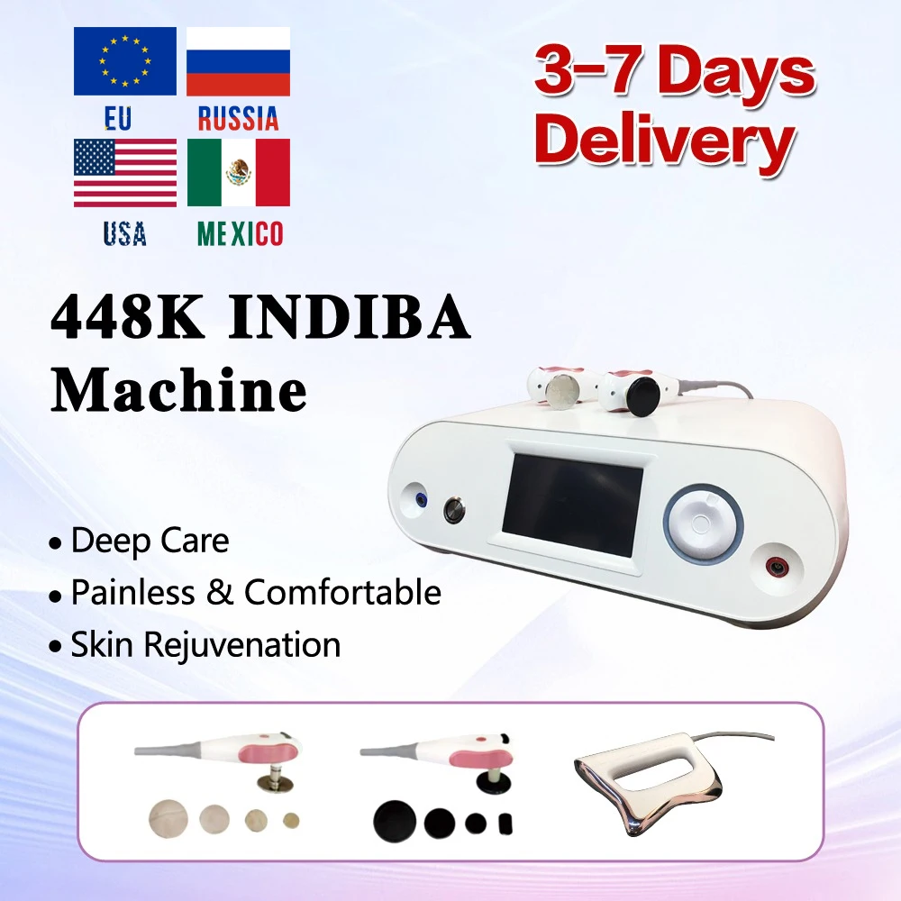 Indiba 2024 Slimming Beauty Equipment 448K Indiba Cet Ret Rf Hyperthermia For Body Care Machine Therapy Physiotherapy Machine