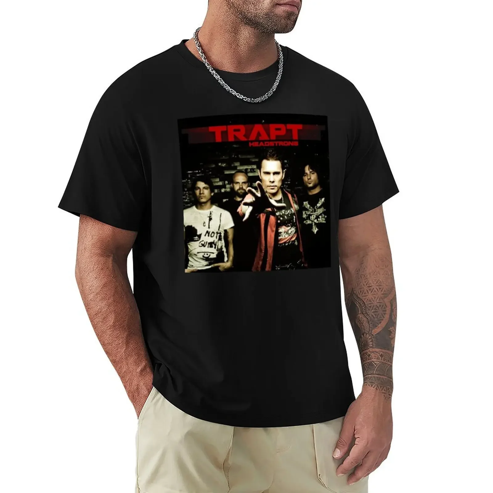 Trapt Band MusicTour T-Shirt man t shirt customizeds blacks mens graphic t-shirts funny