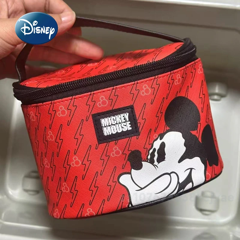 

Disney Mickey New Portable Cosmetic Bag Multi-function Storage Cosmetic Bag Large Capacity Leisure Travel Storage Toiletry Bag