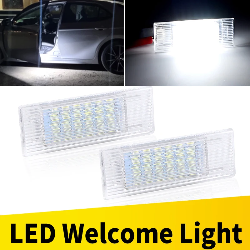 

2 шт. светодиодные лампы для ног, дверные белые лампы для BMW F20 F21 F30 F31 F32 F15 X5 X6 OEM # : 63319242161/63319219492