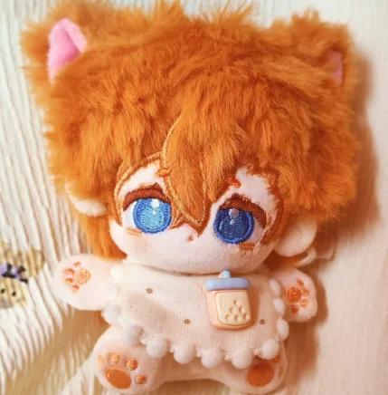 

Bungo Stray Dogs Nakahara Chuuya Anime Cute Plush Doll Cartoon Cotton Body Pendant Keychain Stuffed Toys Plushie Gift 10CM