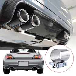 Car exhaust pipe clamp 50-100mm Stainless Steel Heavy Duty Exhaust Coupler Muffler Clamp Automotive Replacement Exhaust Clamps