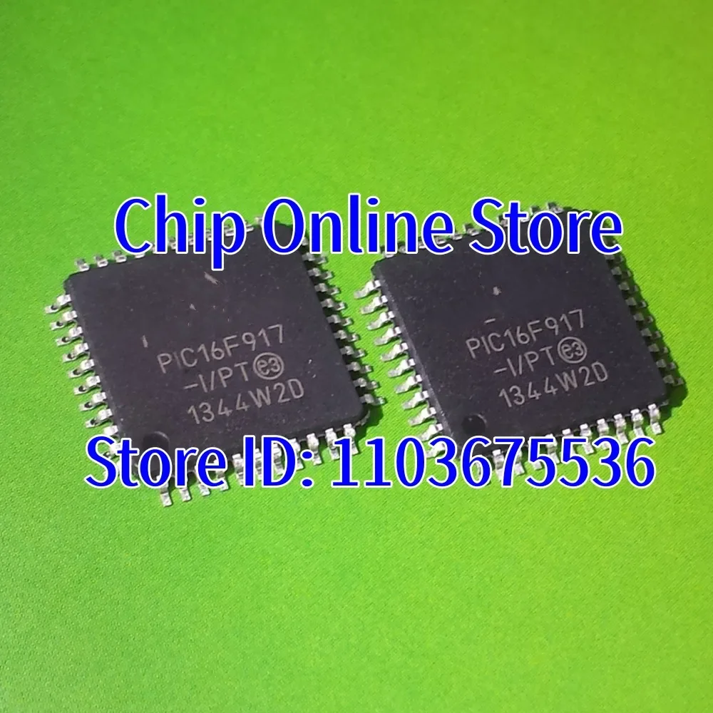 2~50pcs  PIC16F917-I/PT  PIC16F917  TQFP44  New Original  8 Bit Microcontroller MCU