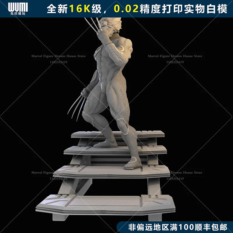 1/24 1/18 Scale DIY Self-assembled GK 3D Resin Un-panited Doll White Model Logan The Anti-Hero Mutans In Exile And Battle