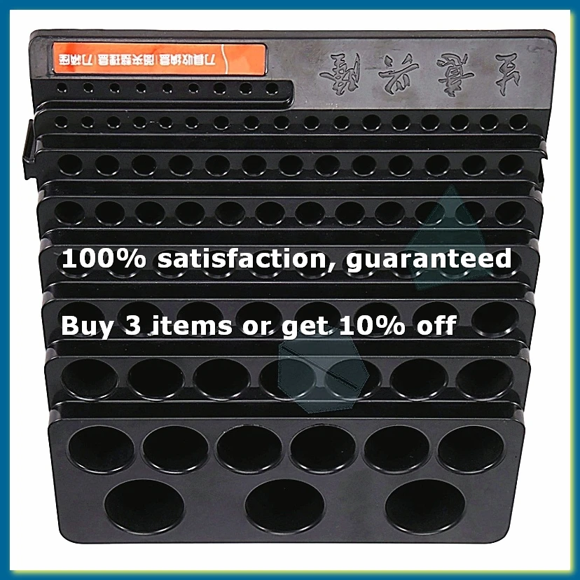 ●Drill Bit Storage Box Milling Cutter Saving Space Drill Finishing Holder Organizer Case Box for Home DIY Woodworking Use