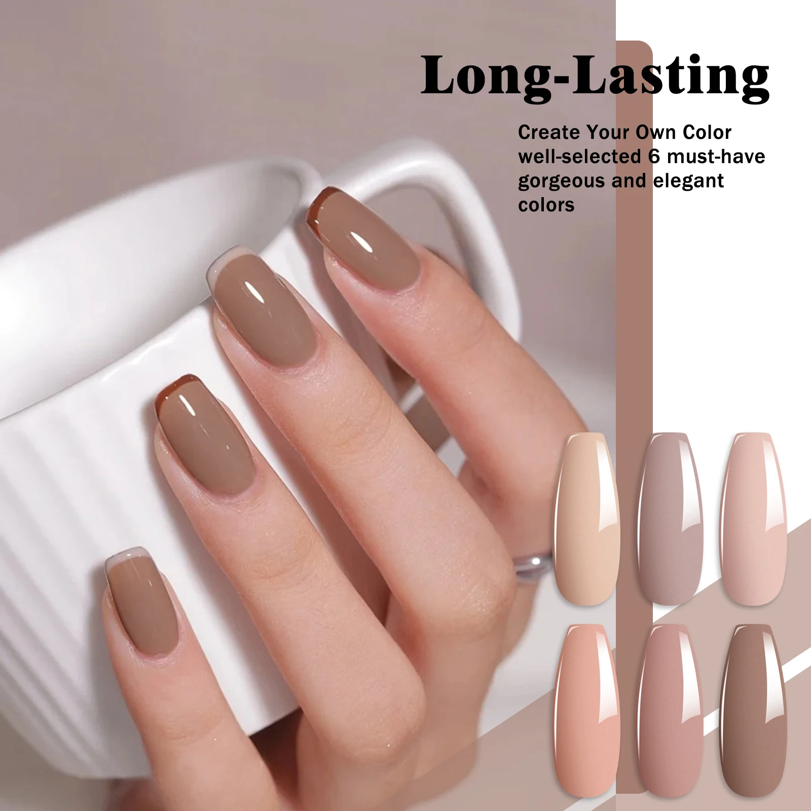 6 قطعة 10 جرام مسمار غمس مسحوق مجموعة الطبيعية الجافة لا مصباح علاج مسمار الفن الديكور مسمار بريق الصباغ الغبار مسحوق لوازم الأظافر DIY بها بنفسك #4