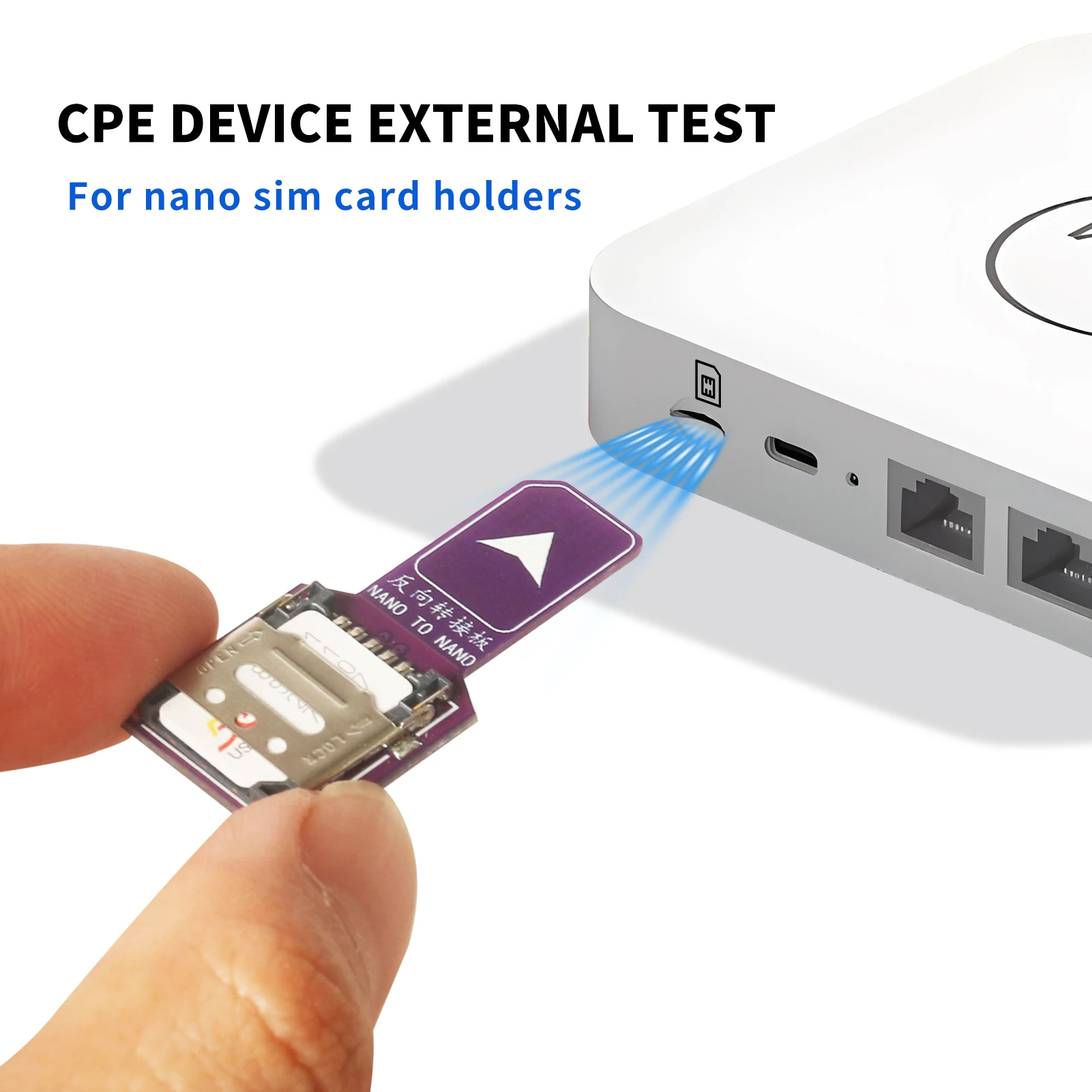 Nano SIM Card to Nano SIM Card Adapter Expander Test Board PCB Board SIM Card Reader Quick Conversion Card Male to Female