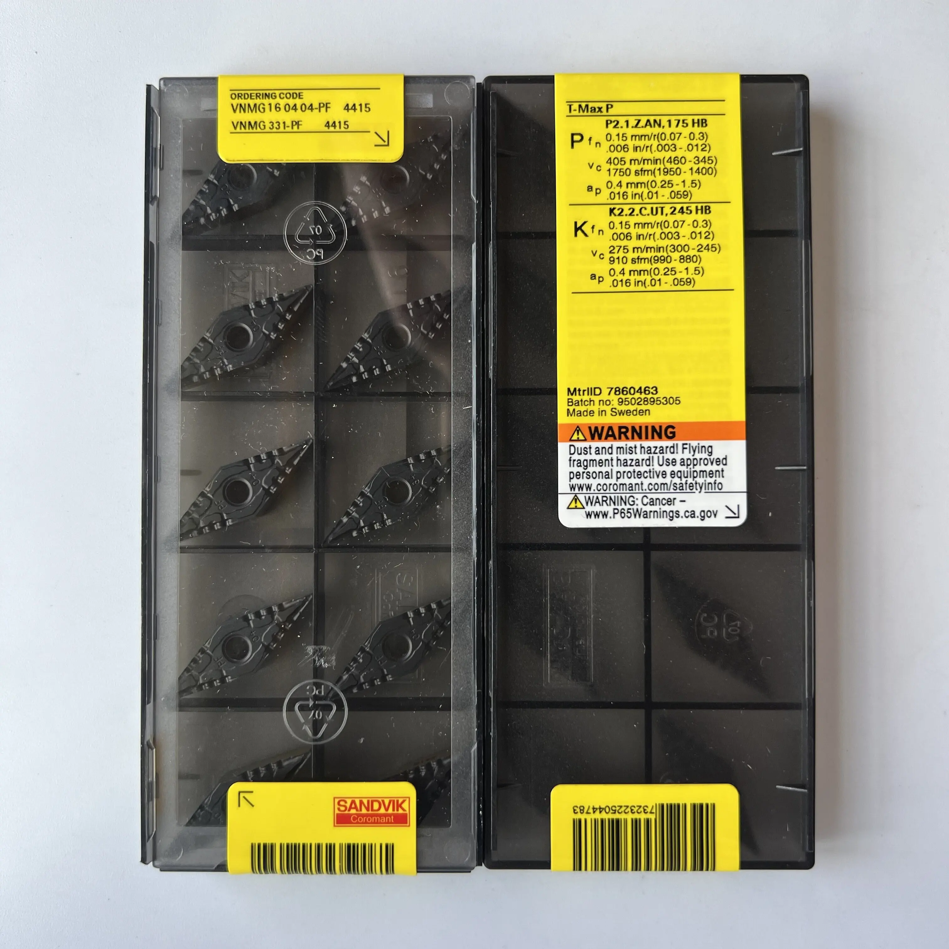 VNMG160404-PF 4415 …