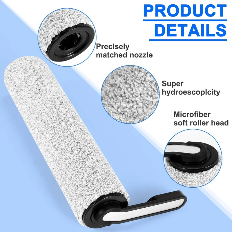 Substituição principal rolo escova hepa filtros para tineco piso um s5 combo sem fio molhado seco aspirador de pó acessórios