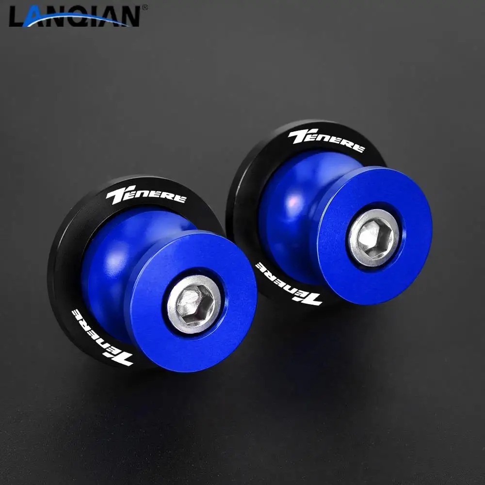 For YAMAHA Tenere Tenere-700 Tenere-900 Tenere700 2019 2020 2021 2022  6MM Motorcycle CNC M6 Swingarm Spools Stand Screws Slider