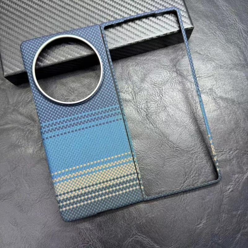 Applicablevivoxfold5Kevlar Central Axis Magnetic Phone Casexfold5Carbon Fiber Protective Case