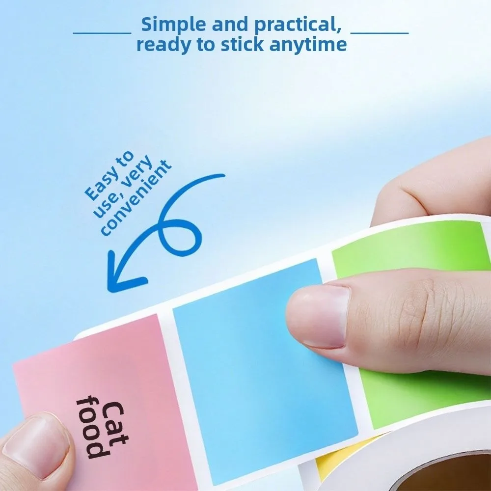 

300 шт./рулон самоклеящиеся наклейки для этикеток, пустые отрывные этикетки, индексные записываемые классификационные наклейки