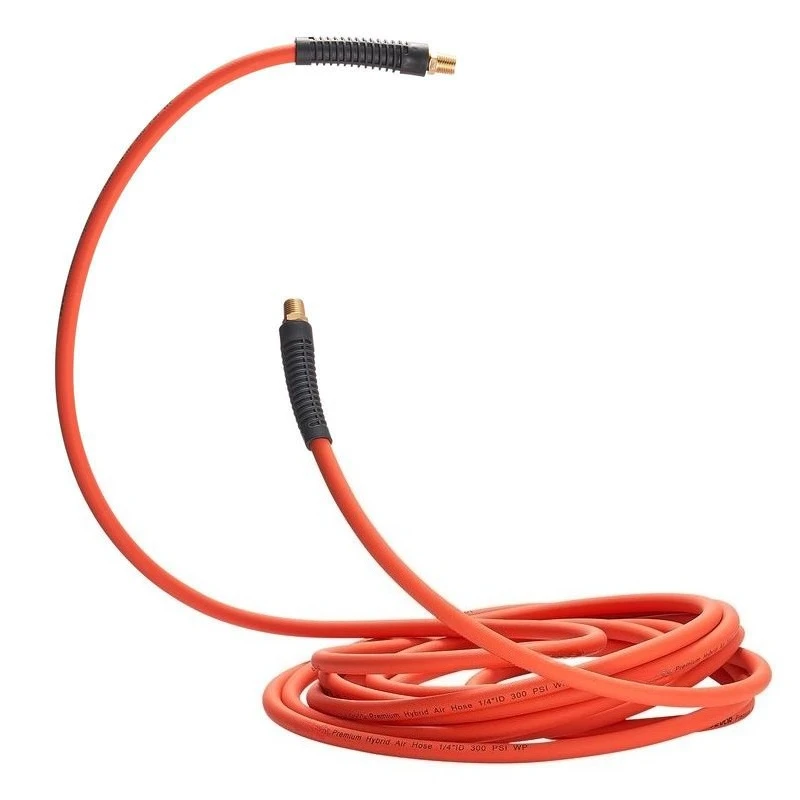

Free Shipping-Air Hose, 1/2" x 50ft Hybrid Air Hose, Lightweight, Kink Resistant, Pneumatic Hoses with 1/2 inch Solid Brass Male
