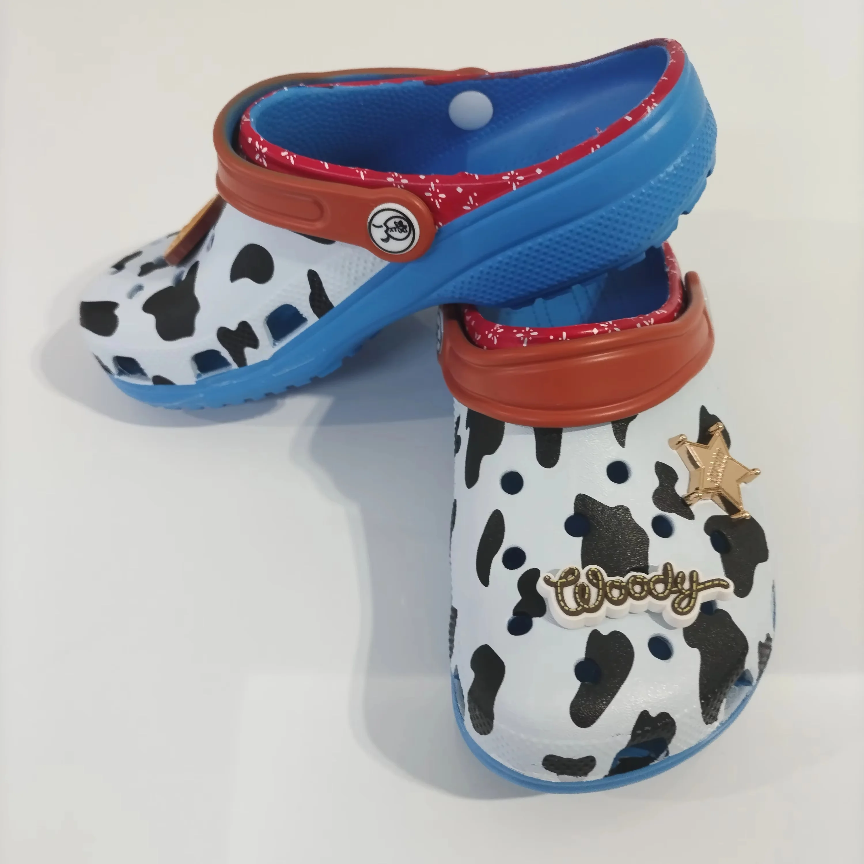 

Disney Toy Story Woody Jessie Buzz Lightyear Hole Sandals Eva Kawaii Home Beach Slippers Shoes Summer Slippers For Kids Gifts