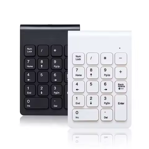 2.4G Portable USB Ultra-Thin 18 Keys Numeric Keypad Number Pad Digital Keyboard For Laptop PC Notebook Desktop