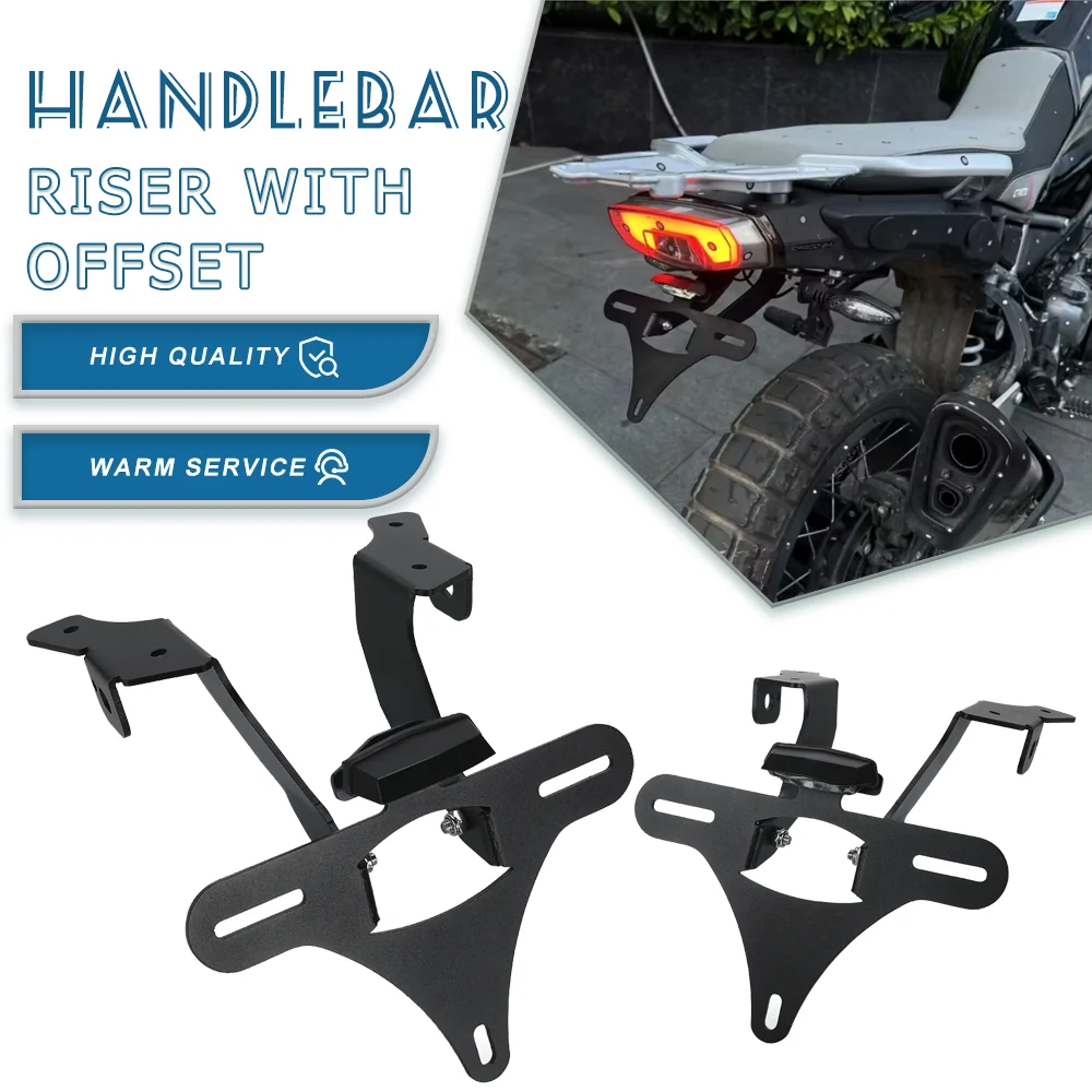 

For CFMOTO CF MOTO CFMT450 2024 2025 450MT IBEX 450 Motorcycle License Plate Holder Bracket Rear Tail Tidy Fender Eliminator Kit