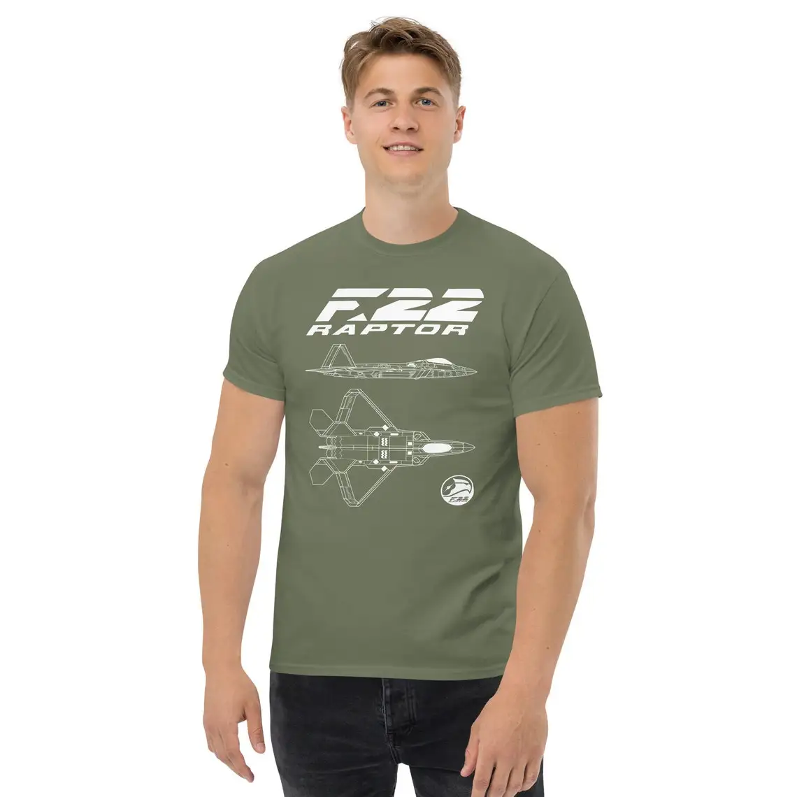 F-22 Raptor Stealth Fighter Aircraft t-shirt 100% cotone o-collo estate manica corta Casual t-shirt da uomo taglia S-3XL