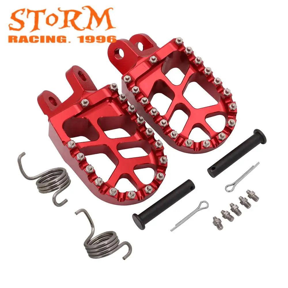 Footrest Footpegs Foot Pedal Foot Pegs For Honda CR 80 85 CRF1000L CRF 1000 L DTC 2016 2017 XR250 XR400 XR650 KLX KLR 2020