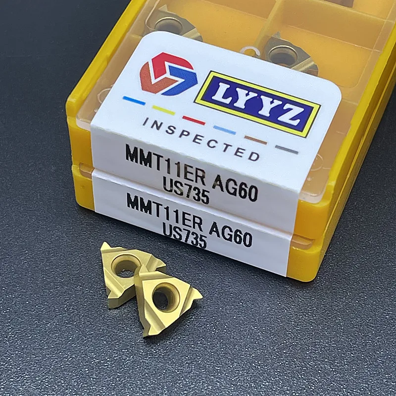 Mm t11er mmt11ir ag60 vp15tf/us735/ue6020スレッドカッティングツール超硬インサートcnc旋盤工具工作機械