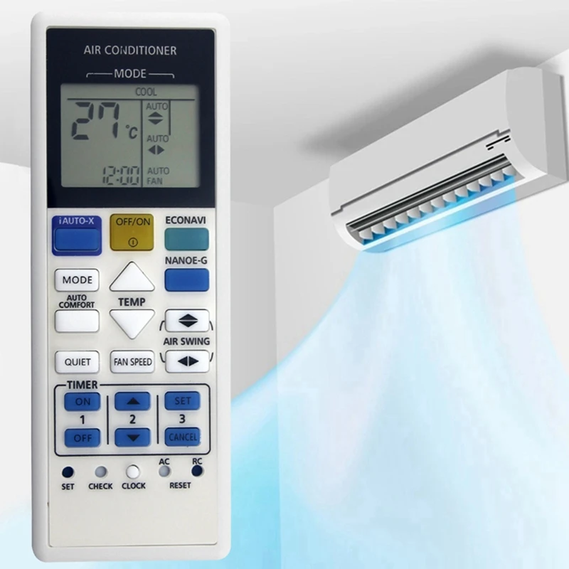 Replace AC Remote Control A75C4543 For Panasonic Inverter Air Conditioner CS-V24RKH CS-S28RKH