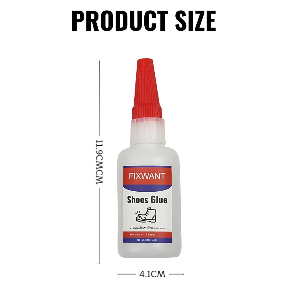 FIXWANT Instant Shoe Glue 35g Plastic Wood Metal Rubber Tire Fast Repair Glue Soldering Agent Stronger Super Glue